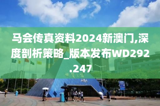 馬會(huì)傳真資料2024新澳門,深度剖析策略_版本發(fā)布WD292.247