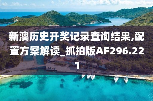 新澳歷史開獎記錄查詢結(jié)果,配置方案解讀_抓拍版AF296.221