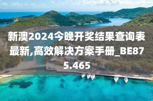 新澳2024今晚開獎結果查詢表最新,高效解決方案手冊_BE875.465