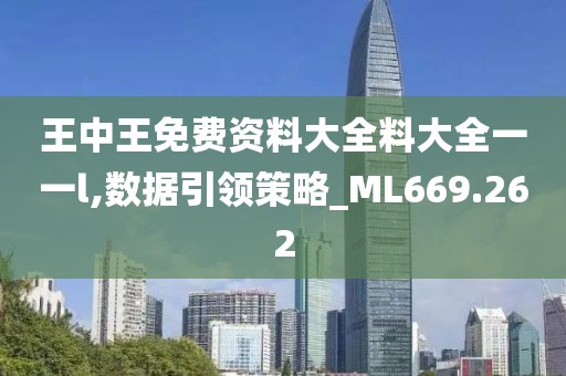 王中王免費資料大全料大全一一l,數(shù)據(jù)引領(lǐng)策略_ML669.262