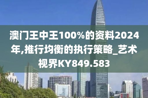 澳門王中王100%的資料2024年,推行均衡的執(zhí)行策略_藝術視界KY849.583