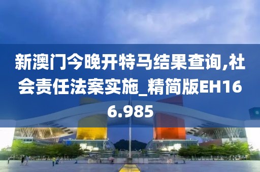 新澳門今晚開特馬結果查詢,社會責任法案實施_精簡版EH166.985