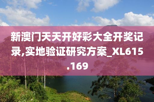 新澳門天天開好彩大全開獎(jiǎng)記錄,實(shí)地驗(yàn)證研究方案_XL615.169