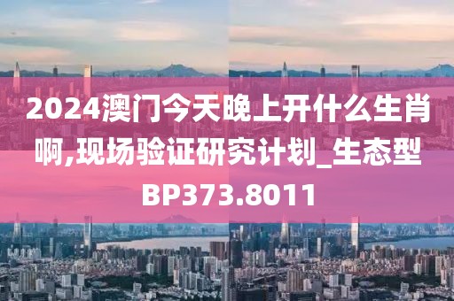 2024澳門今天晚上開什么生肖啊,現(xiàn)場(chǎng)驗(yàn)證研究計(jì)劃_生態(tài)型BP373.8011