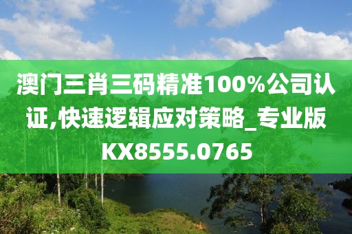 澳門(mén)三肖三碼精準(zhǔn)100%公司認(rèn)證,快速邏輯應(yīng)對(duì)策略_專(zhuān)業(yè)版KX8555.0765