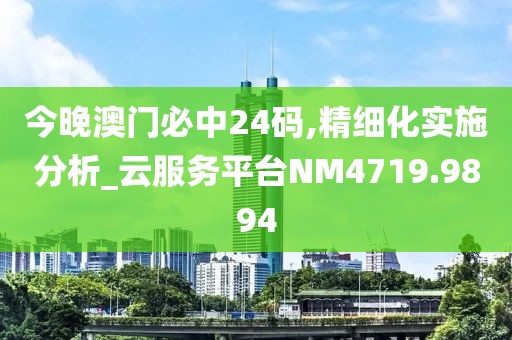 今晚澳門必中24碼,精細化實施分析_云服務平臺NM4719.9894